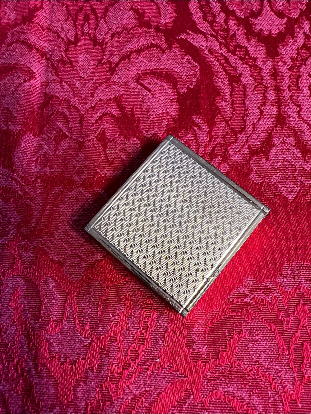 Vintage Placoplatre French Pocket Tape Measure Advertising Tool Metal Retractabl